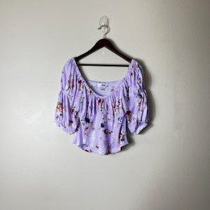 NWT RoomMates Cropped blouse